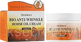 Биокрем против морщин с лошадиным жиром Deoproce Bio Anti-Wrinkle Horse Cream 100 гр - фото 2 - id-p220827567