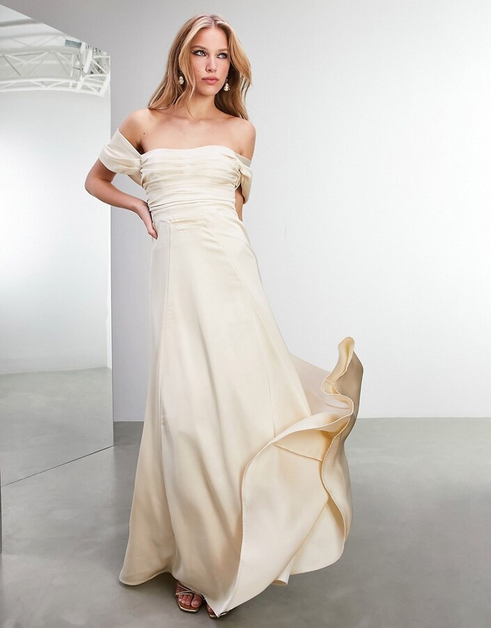 Свадебное платье ASOS EDITION Phillipa Color IVORY Размер EU 36 - фото 1 - id-p220827597