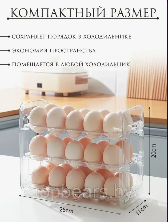Контейнер для яиц в холодильник - фото 3 - id-p220829830