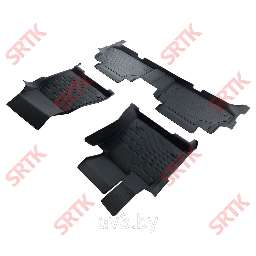 Коврики в салон (3D-форма LUX) BMW X6 F16 2014-2019, SRTK - фото 1 - id-p220592252