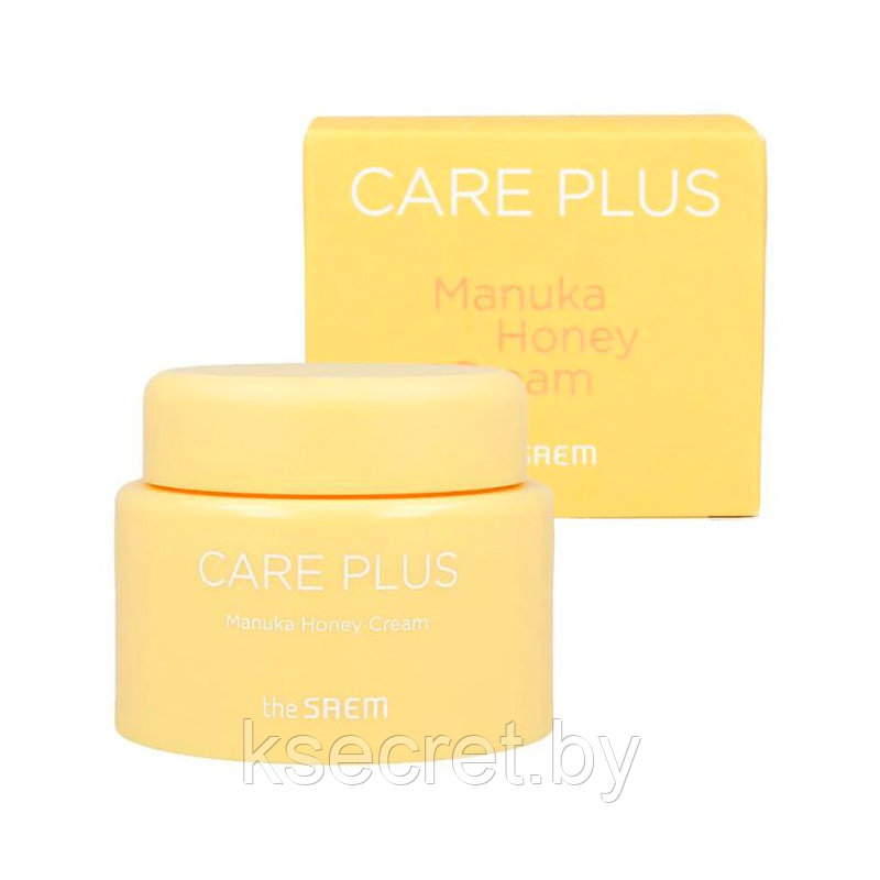 The Saem Care plus Manuka Honey Cream Крем для лица пиательный с экстрактом меда 100 мл - фото 2 - id-p220830100