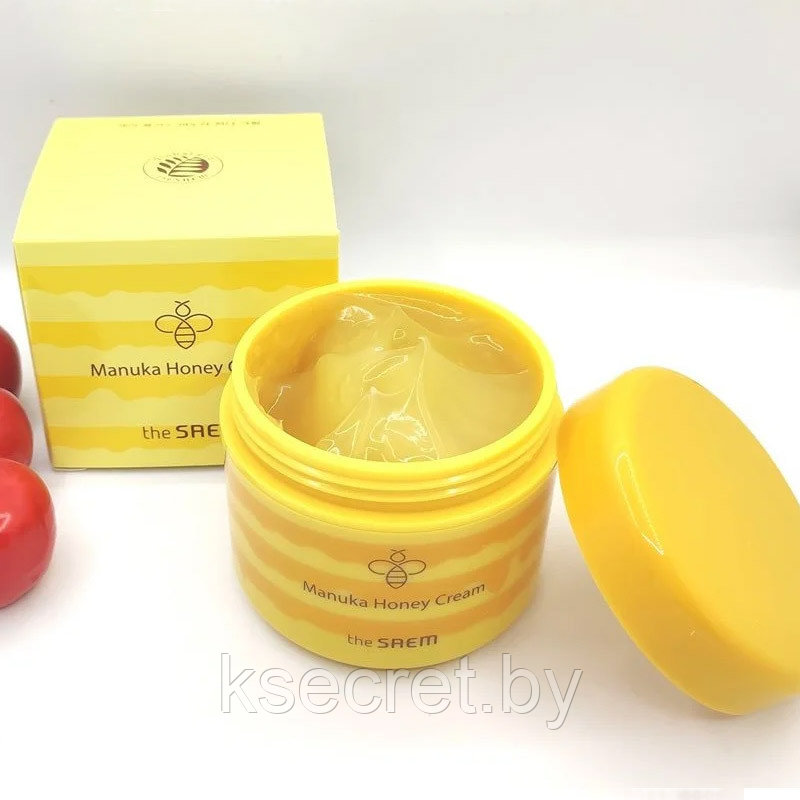 The Saem Care plus Manuka Honey Cream Крем для лица пиательный с экстрактом меда 100 мл - фото 3 - id-p220830100