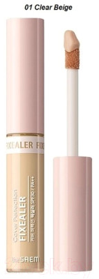 Консилер The Saem Cover Perfection Fixealer 01 clear beige - фото 1 - id-p220830103