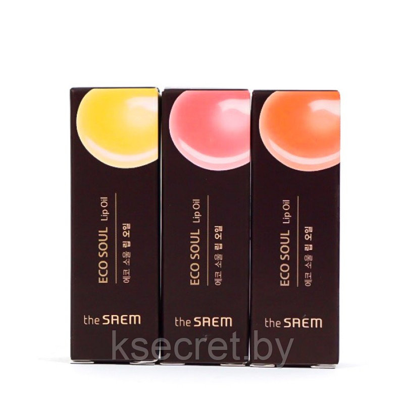 Масло для губ The Saem Eco Soul Lip Oil Grapefruit - грейпфрут - фото 3 - id-p220830156