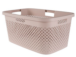 Корзина для глаженного Laundry basket 47L, Розовый