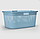 Корзина для глаженного Laundry basket 47L, Синий, фото 4