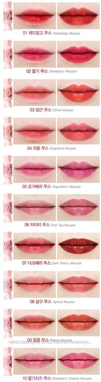 Тинт для губ 09, 8 гр, Saemmul Mousse Candy Tint 09 Peanut Mousse , THE SAEM - фото 3 - id-p220830218