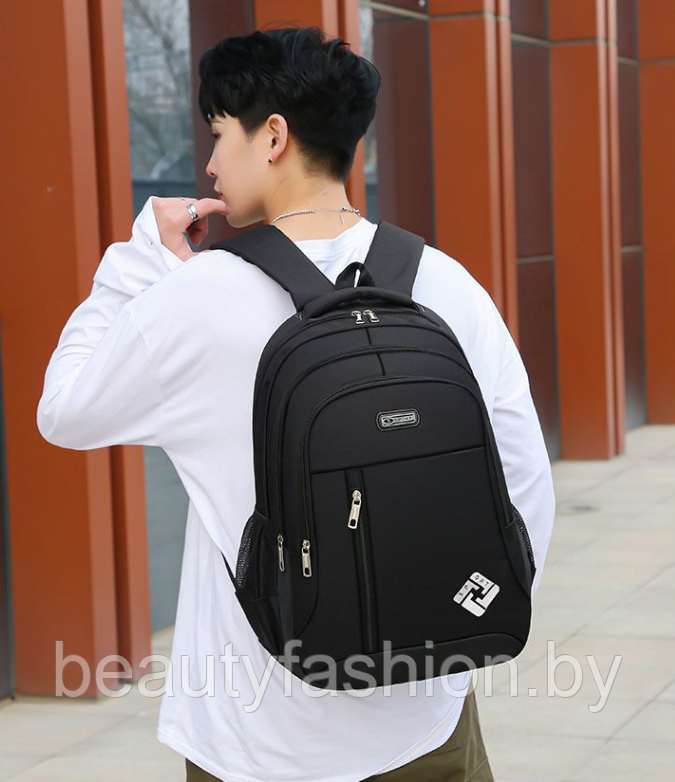 Рюкзак модель 807 (черный/белый) - фото 10 - id-p220830067
