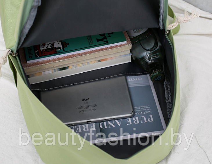 Набор рюкзак + сумки модель 777 (серый) - фото 8 - id-p220830076
