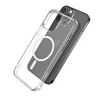 Чехол HOCO магнитный MagSafe для iPhone 14 Pro Max цвет: прозрачный