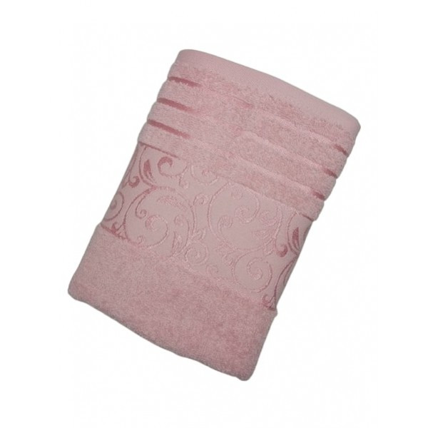 Махровое полотенце для лица 50х90 розовое NURPAK 227 - фото 1 - id-p168685539
