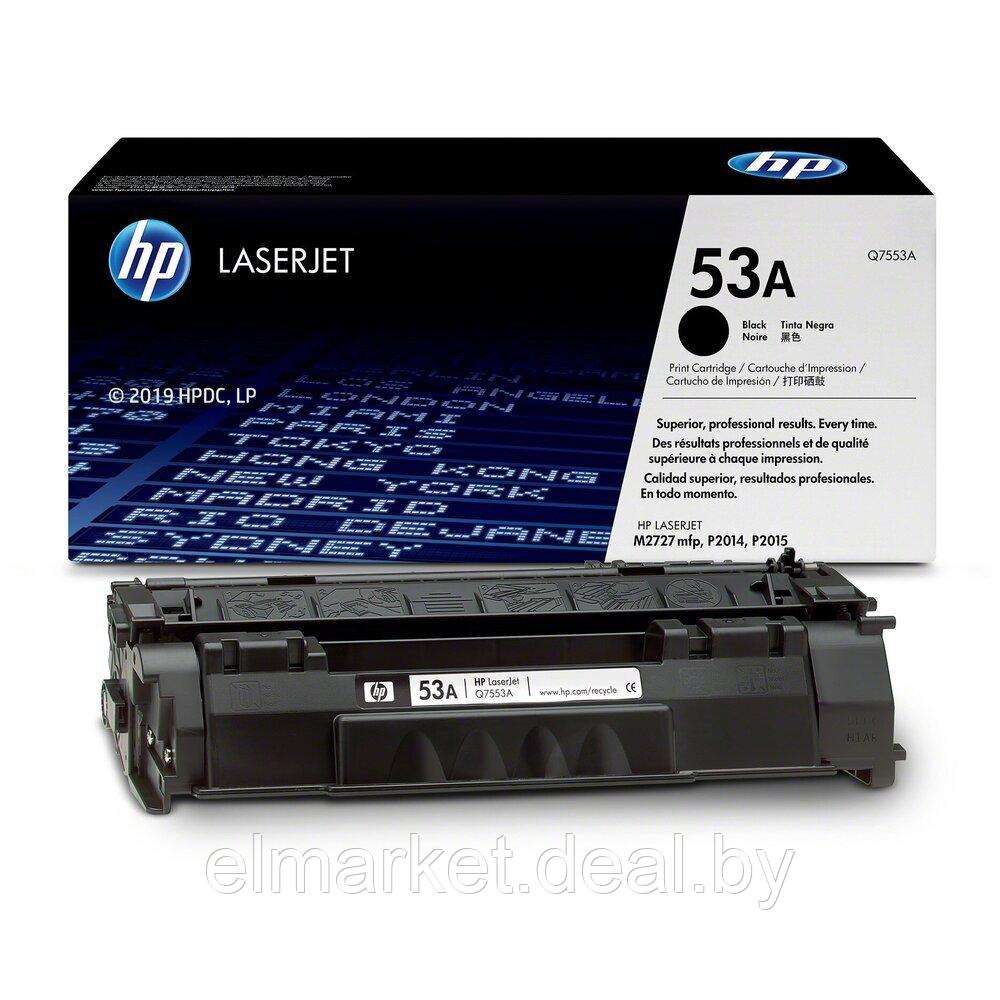 Тонер-картридж HP Q7553A для LJ P2015 / черный - фото 1 - id-p220834995