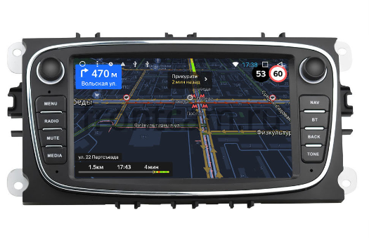 Штатная магнитола Ford Mondeo IV 2007-2015 OEM GT003S на Android 9 (черная)
