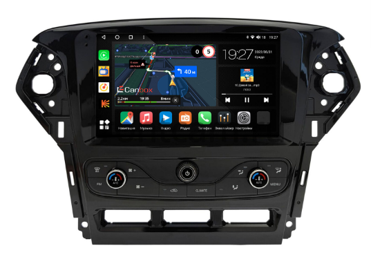 Штатная магнитола Ford Mondeo IV 2010-2015 (черная) Canbox на Android 10 4G-SIM, 4/64, DSP