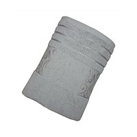 Махровое полотенце для лица 50х90 светло-серое NURPAK 227