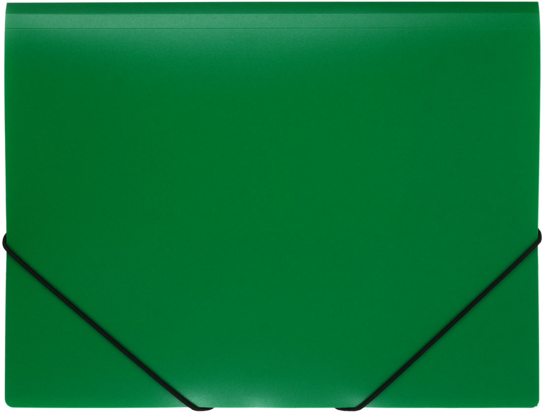 Папка пластиковая на резинке «Стамм.» толщина пластика 0,5 мм, зеленая - фото 3 - id-p220862841