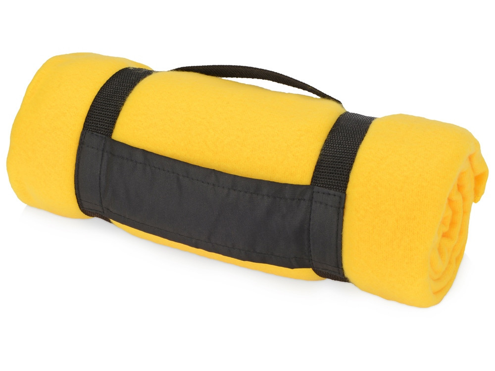 Подарочный набор Cozy с пледом и термокружкой, желтый - фото 4 - id-p220864594
