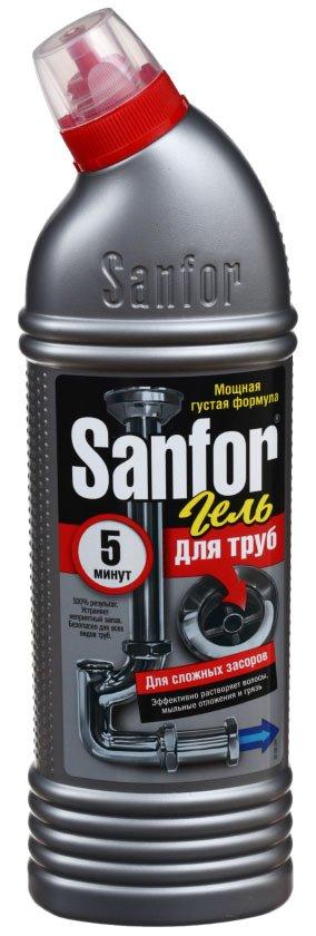 Средство для чистки труб Sanfor 750 мл - фото 1 - id-p220862773