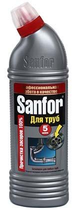 Средство для чистки труб Sanfor 750 мл - фото 3 - id-p220862773