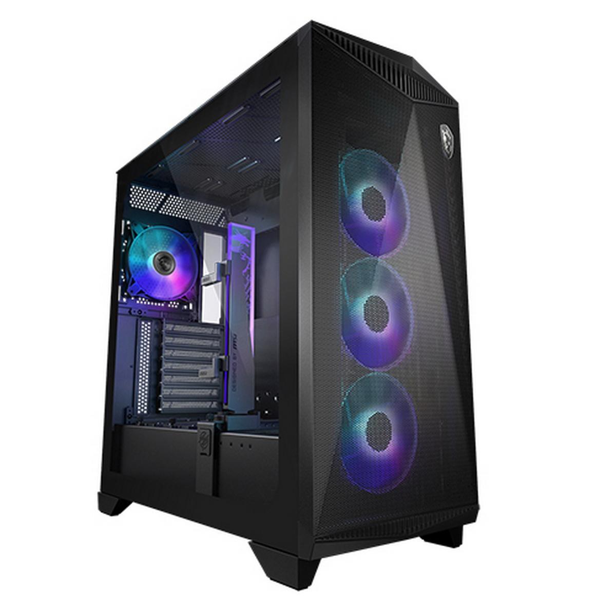 Корпус MSI MPG GUNGNIR 300R AIRFLOW Midi Tower, EATX, 2xUSB 3.2 Gen 1, 1xUSB 3.2 Gen2 Type-C, 4x120mm PWM ARGB - фото 1 - id-p220867413