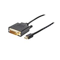 Кабель Leadtek X0101G00247A cable DVI(M) to mini-DisplayPort cable 45cm/BLACK {50}