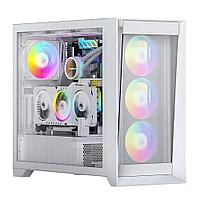 Корпус ACD "Lagrange" ATX, White, FANS: 120mm ARGB: 3 Top + 1 Rear + HUB. Drive bay int: 3x3,5" + 3x2,5".