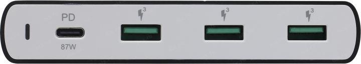 Зарядное устройство ACD CЗУ (ACD-P904U-V1B) 90Вт, Сетевое ЗУ 4xUSB 1PD+3QC, 3.6~20В/4.35А(max) RTL {20} - фото 1 - id-p220872133