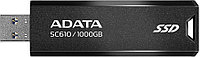 Накопитель SSD 1 Tb USB3.2 A-DATA SC610 SC610-1000G-CBK/RD