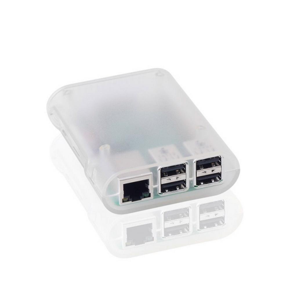 Корпус ACD RA076 Корпус ACD Transparent ABS Plastic Injection Molding case with Stripe for Raspberry Pi 3 B - фото 1 - id-p220872163