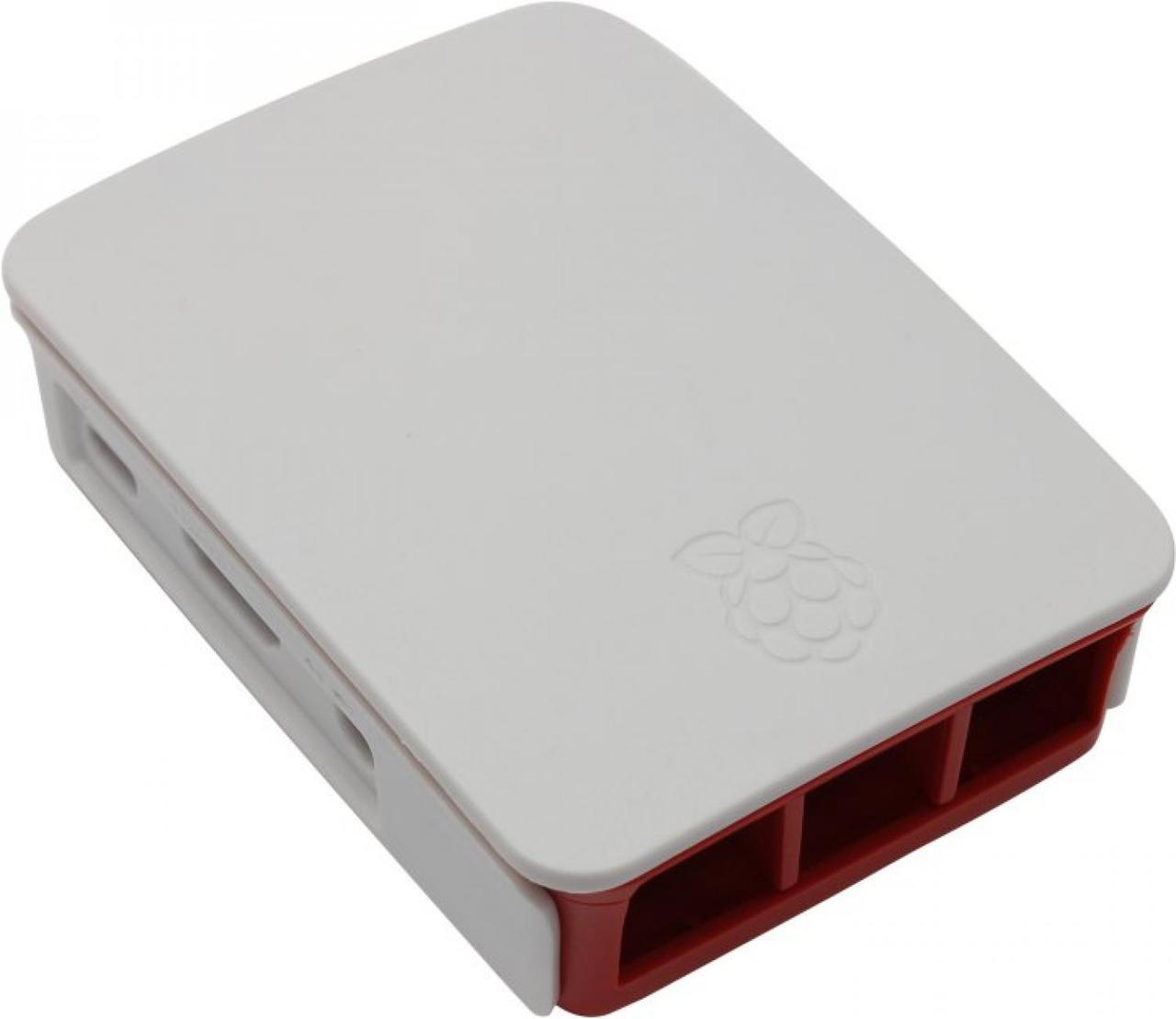 Корпус ACD RA129 Корпус ACD Red+White ABS Plastic case for Raspberry Pi 3 B/B+ (аналог арт.54201)(RASP1952) - фото 1 - id-p220872164