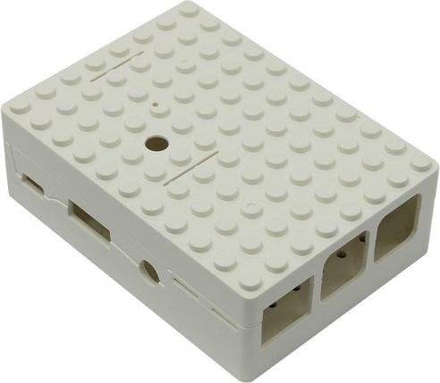 Корпус ACD RA181 Корпус ACD White ABS Plastic Building Block case for Raspberry Pi 3 B/B+ (CBPIBLOX-WHT), фото 2