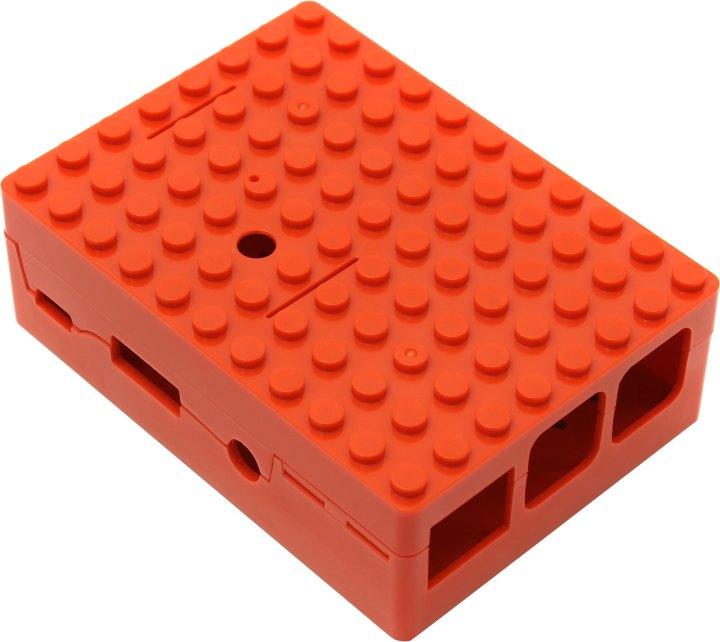 Корпус ACD RA183 Корпус ACD Red ABS Plastic Building Block case for Raspberry Pi 3 B (CBPIBLOX-RED) (494309) - фото 1 - id-p220872169