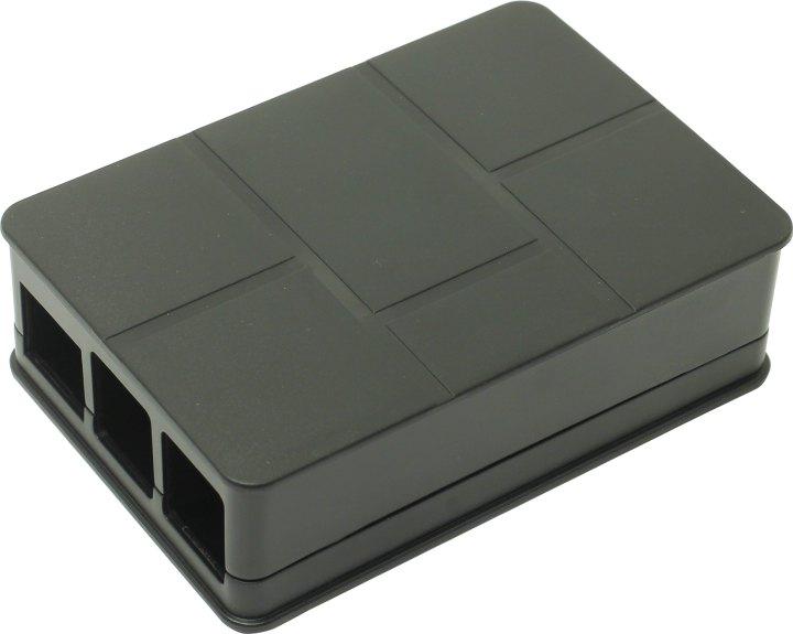 Корпус ACD RA186 Корпус ACD Black ABS Plastic Case Brick style w/ Camera cable hole for Raspberry Pi 3 B