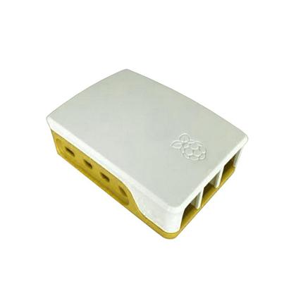 Корпус ACD RA600 Корпус ACD White+Yellow ABS Case for Raspberry 4B, фото 2