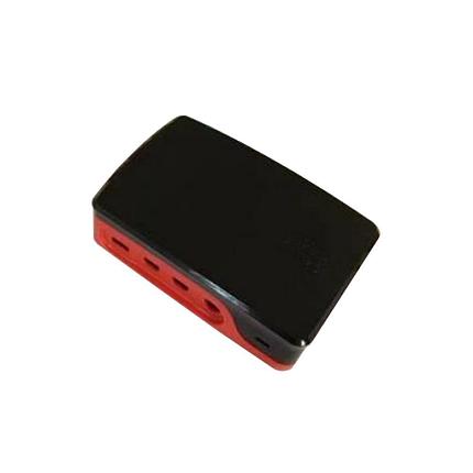 Корпус ACD RA602 Корпус ACD Red+Black ABS Case for Raspberry 4B, фото 2
