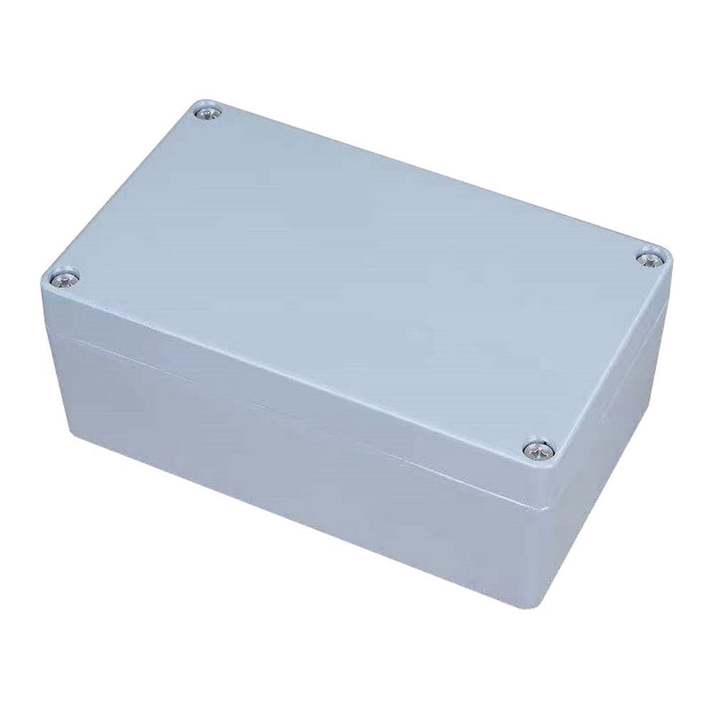 Корпус ACD XG387 Корпус ACD Metal case IP65, 200*120*80mm, металлический, 3 отверстия (28 + 28 + 23мм) с - фото 1 - id-p220872186