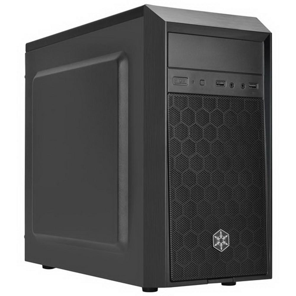 Корпус Silverstone SST-PS16B Precision Mini Tower Micro ATX Computer Case, quiet, black G410PS16B000020 - фото 1 - id-p220867505