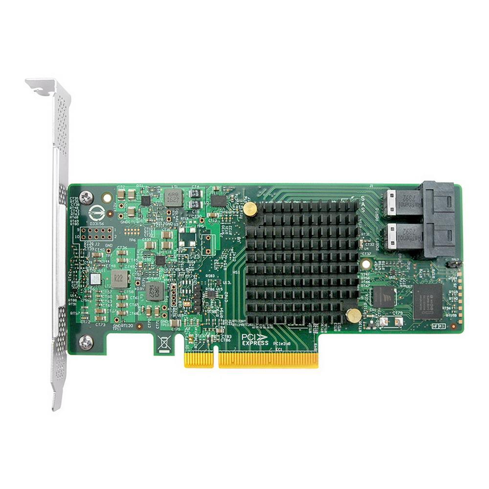 ACD SAS3008-8R PCIe 3.0 x8 LP, SAS/SATA 12G, RAID 0,1,10,1E,JBOD, 8port (2*int SFF8643), 3008ROC, (аналог LSI - фото 1 - id-p220867028