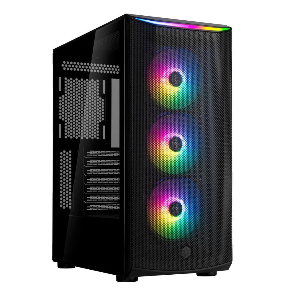 Корпус Silverstone G41FA512ZBG0020 High airflow ATX mid-tower chassis with dual radiator support and ARGB - фото 1 - id-p220867517