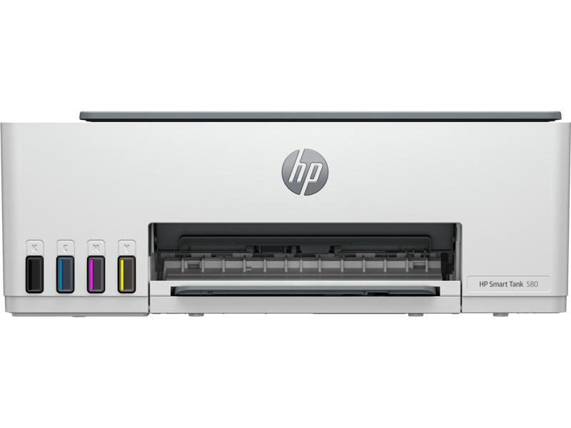 МФУ HP Smart Tank 580 AiO Printer (p/c/s, A4, 4800x1200dpi, CISS, 12(5)ppm, 1tray 100, USB2.0/Wi-Fi, cartr. - фото 1 - id-p220866858