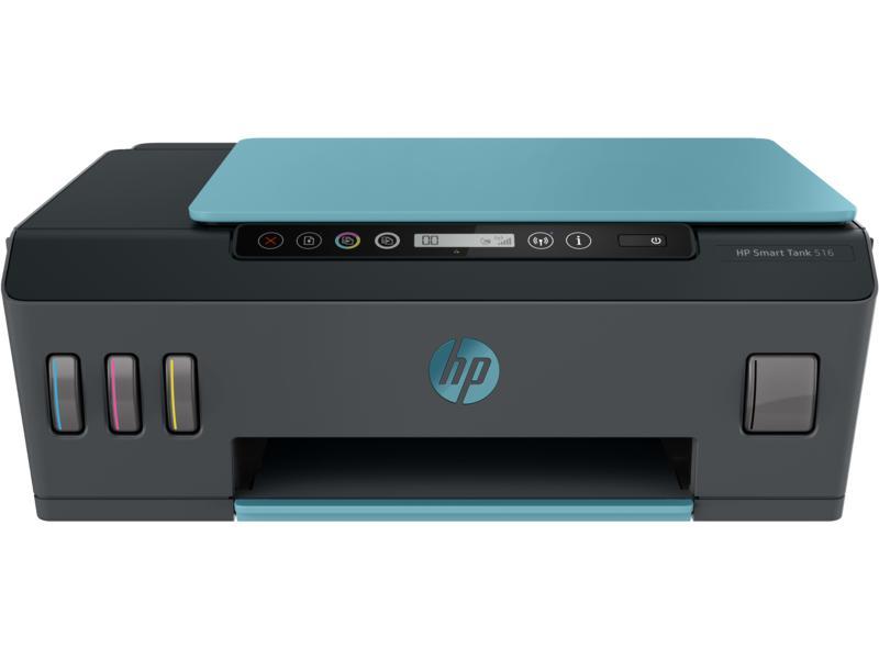 МФУ HP Smart Tank 516 AiO Printer (p/c/s, A4, 4800x1200dpi, CISS, 11(5)ppm, 1tray 100, USB2.0/Wi-Fi, cartr. - фото 1 - id-p220866859