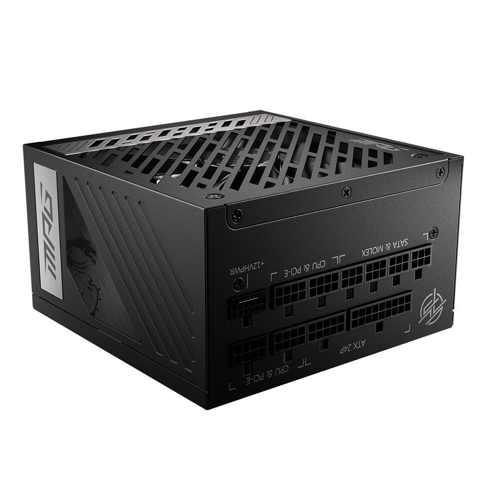 Блок питания MSI MPG A750G PCIE5 , 750W, 80+ Gold, полностью модульный, ATX 3.0, PCIE5, RTL 306-7ZP7A11-CE0 - фото 1 - id-p220867569