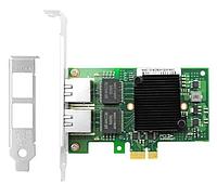 Сетевая карта LR-Link NIC PCI-E x1, 2 x 1G RJ45, Intel I350 chipset