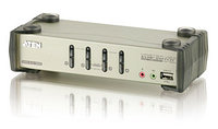 Переключатель электронный ATEN 4-Port PS/2-USB VGA/Audio KVMP Switch with OSD