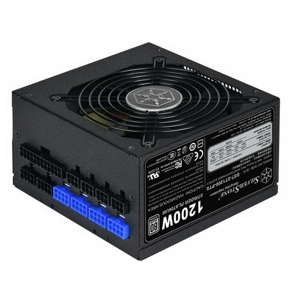 Блок питания Silverstone SST-ST1200-PTS V1.0 Strider Platinum Series, 1200W 80 Plus Platinum, ATX PC Power - фото 1 - id-p220867645