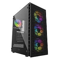 Корпус Miditower Powercase Mistral Z4С Mesh LED CMIZ4C-L4 ATX без БП