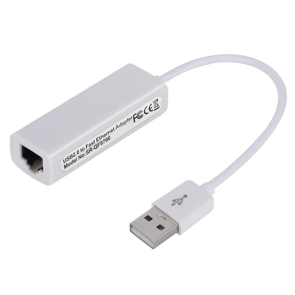 Bion Переходник с кабелем USB A - RJ45, 100мб/с, длинна кабеля 10 см, белый [BXP-A-USBA-LAN-100] - фото 1 - id-p220874012
