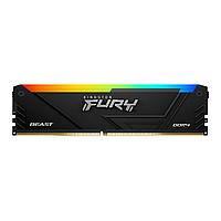 Модуль памяти Kingston 8GB DDR4 3733MHz DIMM FURY Beast Black RGB XMP KF437C19BB2A/8 CL19, 1.35V 288-pin