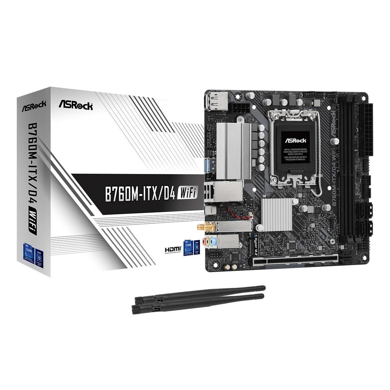 Материнская плата ASRock B760M-ITX/D4 WIFI, RTL