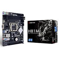 Материнская плата BIOSTAR H81MHV3 2.0/3.0, Socket 1150, Intel H81, 2xDDR3-1600, D-SUB+HDMI, 1xPCI-Ex16,